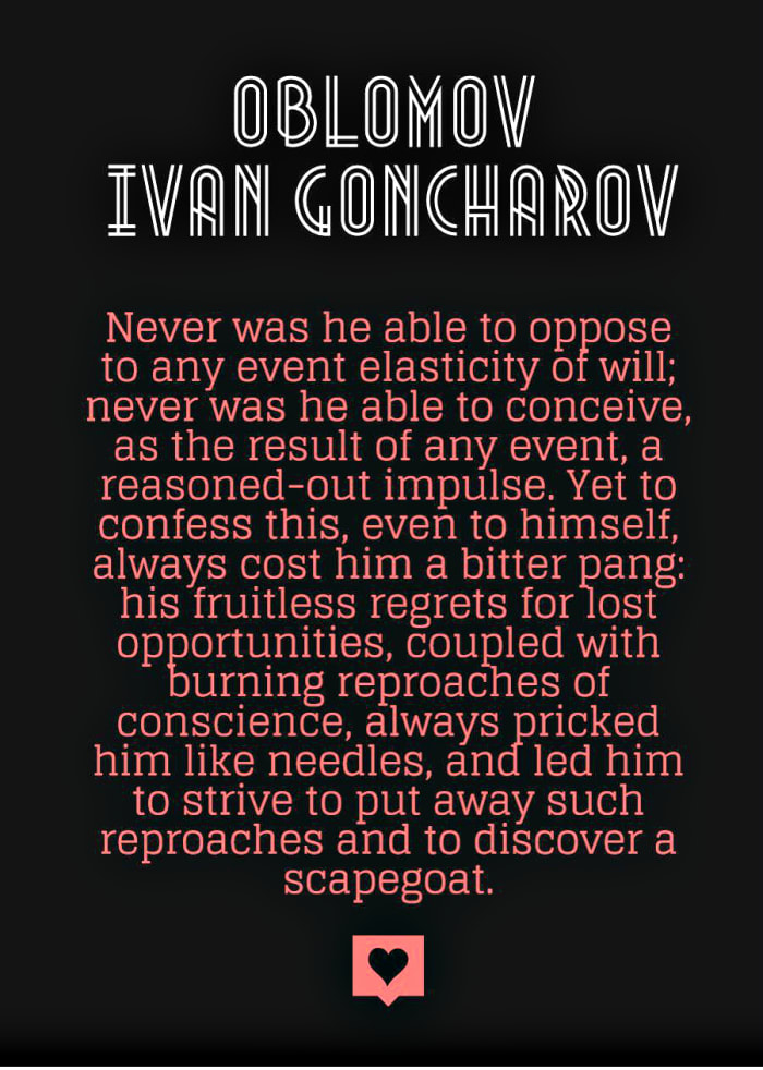"Never was he able to oppose to any event elasticity of will; never was he able to conceive, as the result of any event, a reasoned-out impulse."