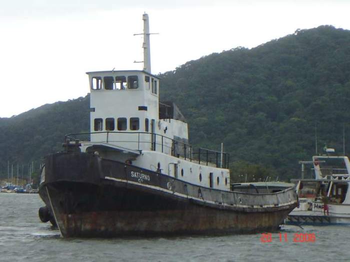 This old ship had a working life of some 85 years working in Brazil, built at the Leith Shipyards in Scotland