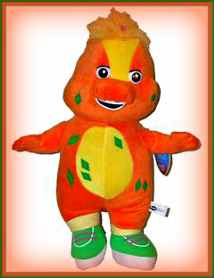 Riff is the cousin to B. J. and Baby Bop. He premiered on the Barney show on September 6, 2006. Riff is known for his green colored sneakers, and he loves music very much. Riff even hears music everywhere he goes. Riff also is a great inventor ...