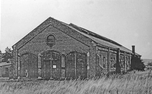 The three-road locomotive shed built to house mineral locomotives based here at Battersby for direct Teesside traffic by way of Great Ayton and Nunthorpe Jct.