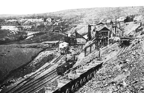Rosedale East Mines a year before final closure in 1926, the year of the General Strike