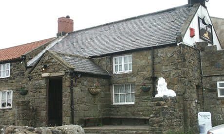 The Lion Inn at Blakey Rigg, witness to many hard winters high on the moor between Eskdale and Ryedale. Stopping-off point on the Lyke Wake Walk between Osmotherley in the west near Northallerton and Ravenscar on the coast near Robin Hood's Bay