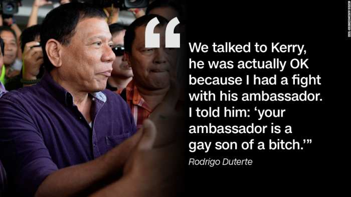 Duterte Cursing
