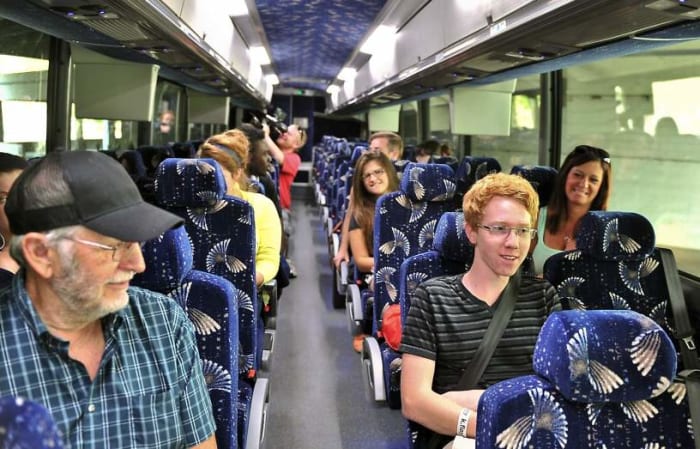 Throughout your Greyhound bus trip you will be surrounded by fellow passengers who will look out for you safety.