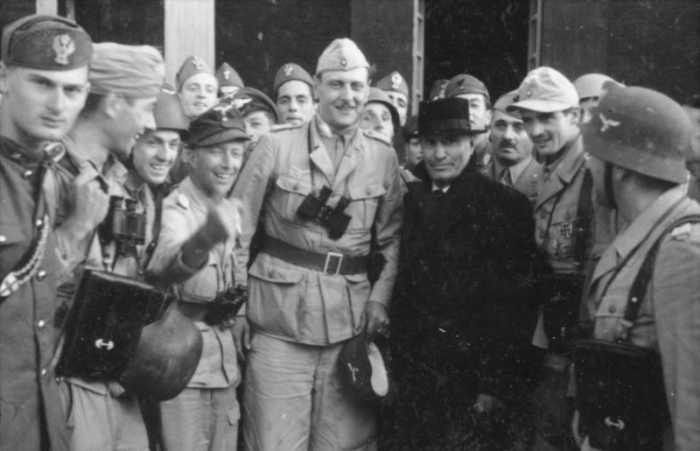 Skorzeny was the man who led the Gran Sasso raid to kill the British Commandos who had kidnaped Benito Mussollini and take him safely to Hitler September 12, 1943.