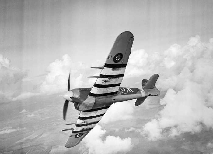 The Hawker Typhoon with its four 20mm cannons was the most effective ground attack plane of the Second World War.