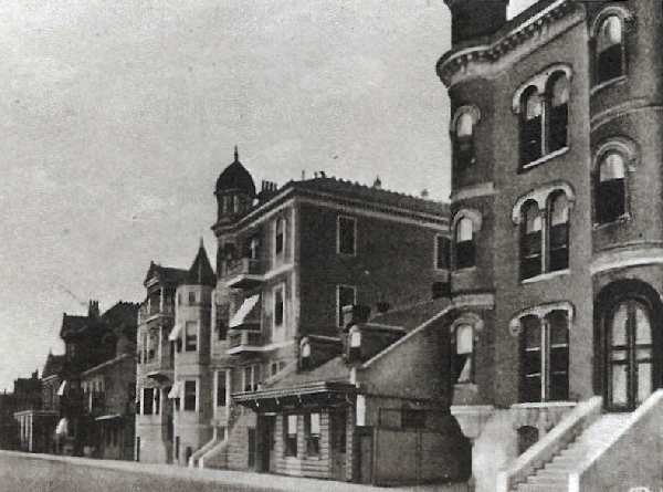 The Arlington is 3rd from the bottom with the cupola. Anderson's is the end of the block with the pilars.