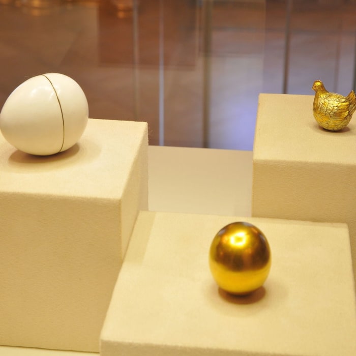 The Faberge Hen Egg And Surprise 1885