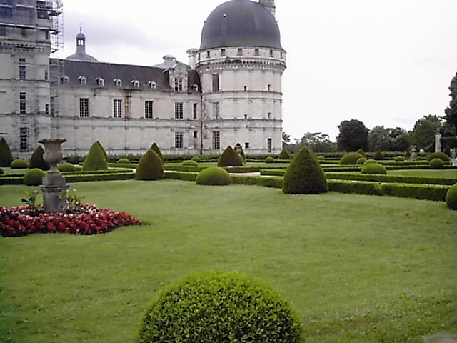 The park and gardens of the castle of Valencay extends over a 53 acre domain