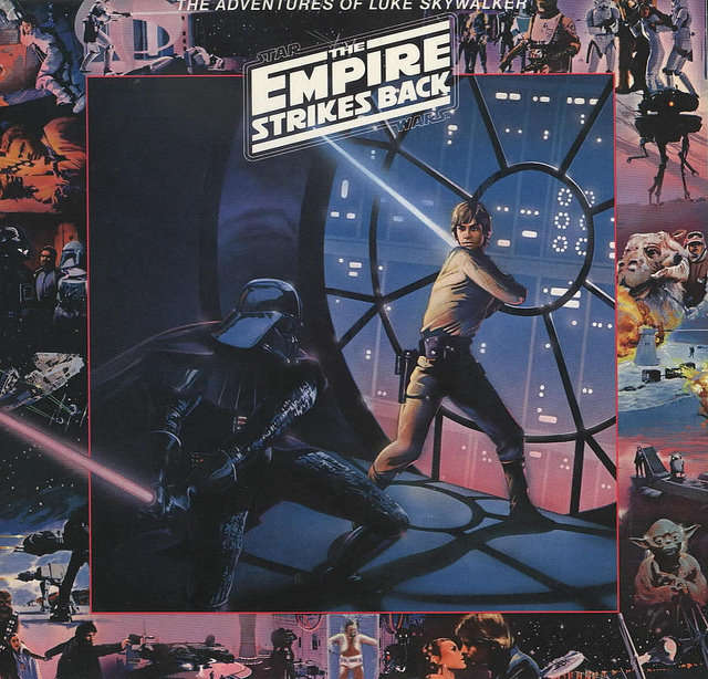 Star Wars "Empire Strikes Back" The Adventures of Luke Skywalker RSO Records RS-1-3081 12" LP Vinyl Record, US Pressing (1980)