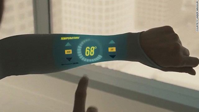 Most people feel anxious when their smartphone is out of arm's reach. But what if it was actually on your arm, woven into the very fabric of your sweater? Sportswear designers Under Armour are already on the case. They recently unveiled their touchsc