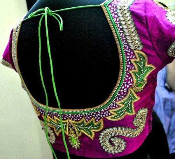 40+ Photos of Party Saree Blouse Designs - HubPages