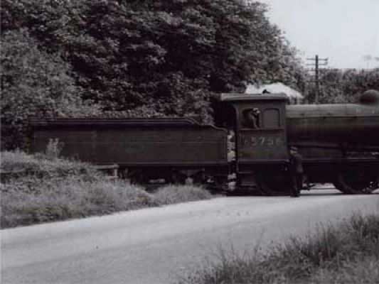 J26 65756 was also a Newport asllocation that made the move to Thornaby in 1958 - she;s seen here on Flatts Lane near Normanby brick works, the man on the road possibly giving the driver instructions
