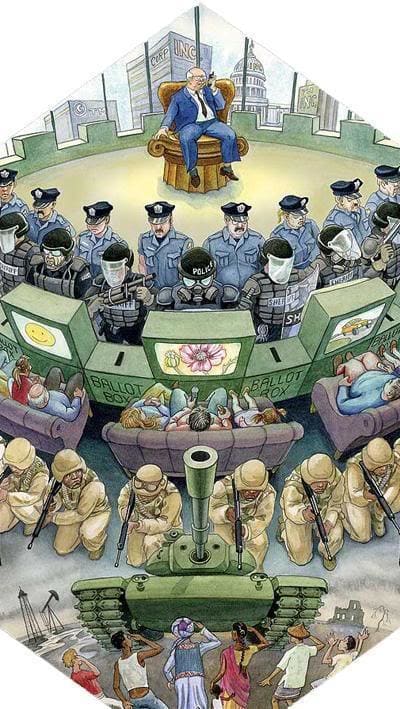 Life of a Dominator and his forces, people, and technology and the army the third-world is having to deal with today