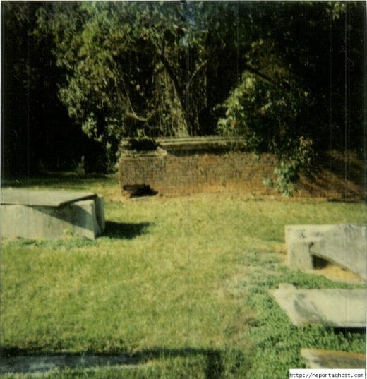 Part of the cemetery in Newberry South Carolina that has one of the highest levels of paranormal activity that I have ever seen.