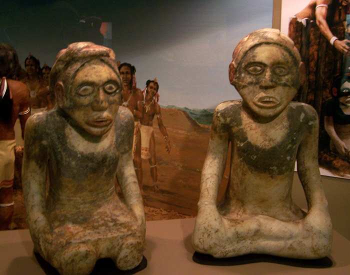 Native figures in Georgia.