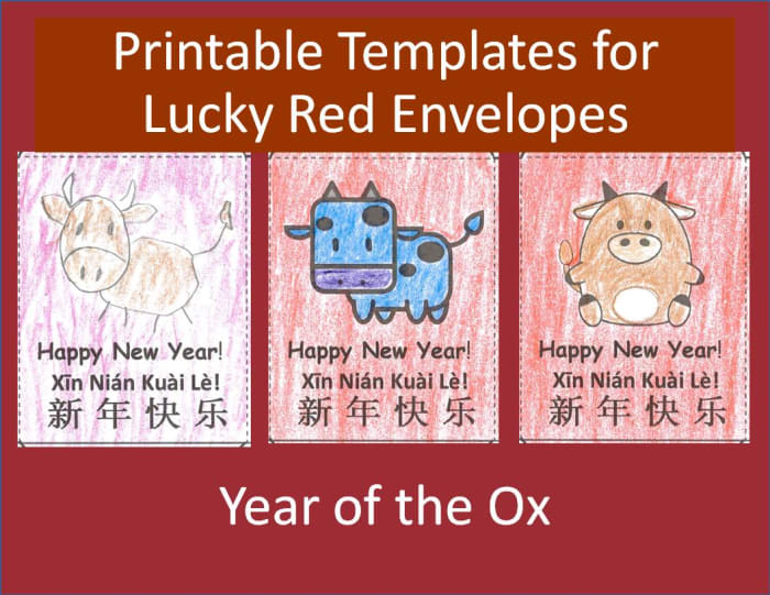 printable lucky red envelopes for the year of the ox holidappy