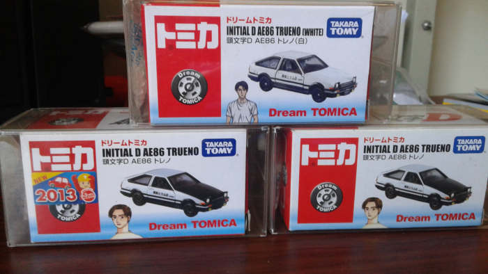 Interestingly, Tomica has re-launched Initial D diecasts in its Dream Tomica series last 2013. A hub was dedicated to this which can be found on the link below