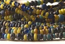 The Glass beads suggest a trade with the East and China and North Africa by the people of Mapungubwe; there was also trade around the 10th century with local Tswana, Pedi, Swazi and Sotho peoples of South Africa