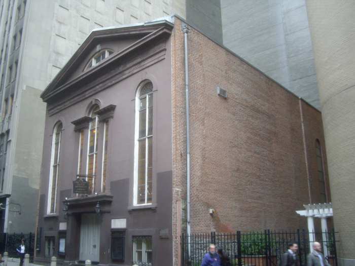 African-Americans of the John Street Methodist Church of NYC left to form their own church after several acts of overt discrimination by white members