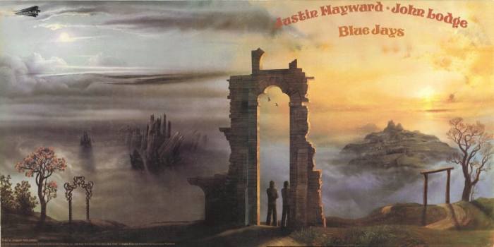 Another excellent example of Phil Travers gatefold-worthy artwork is the "Blue Jays" album from Moody Blues members Justin Hayward and John Lodge.