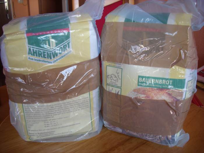 Ready to bake bread flour.