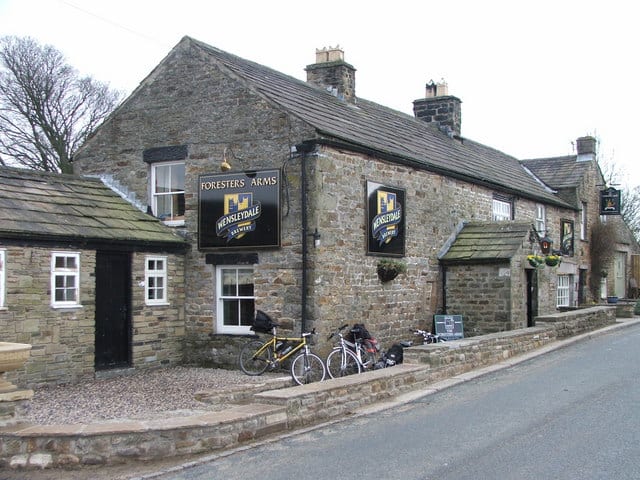 Foresters Arms at Carlton in Coverdale - handy stopping off point if you haven't wet your whistle in Middleham - as long as its open
