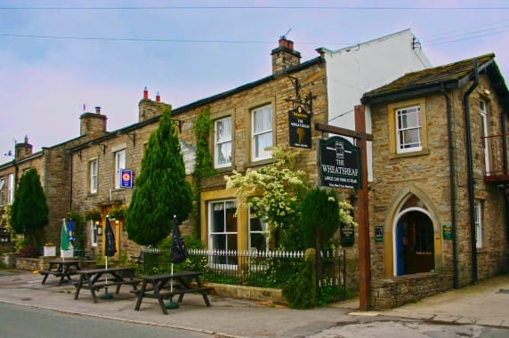The Wheatsheaf Hotel at Carperby near Leyburn - the village pub when we stayed self-catering across the way one year
