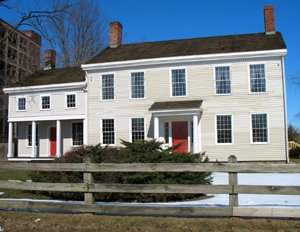Historic Dunham Tavern, one of the oldest Western Reserve structures in Cleveland