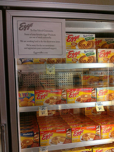 In 2009, Eggo had to recall some of its products because of concerns with salmonella poisoning. Fortunately, the issue seems to be resolved now!