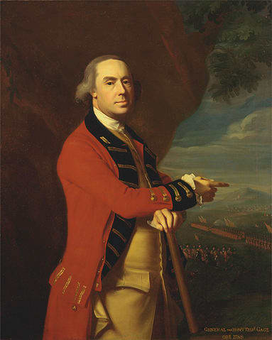 General Thomas Gage, Governor of Boston, Portrait by John Singleton Copley, circa 1768