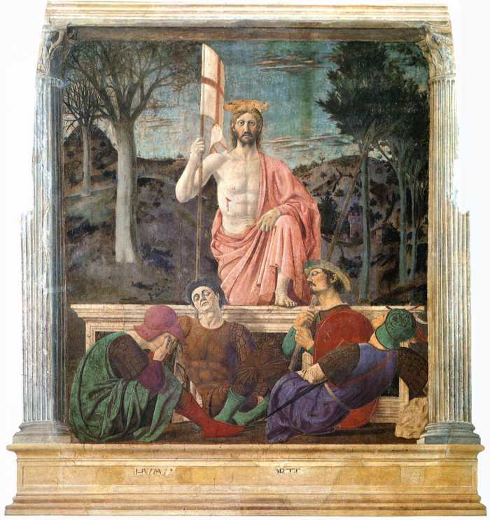Piero della Francesca, Resurrection of Jesus Christ (1450 - 1463), Sansepolcro (AR) Museo Civico