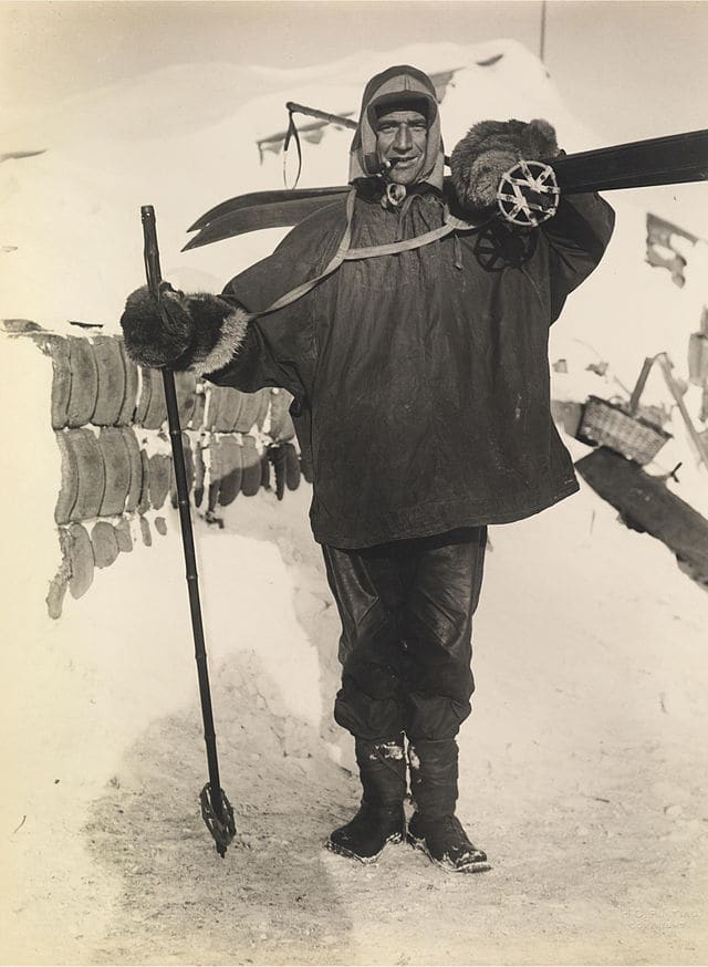 Tom Crean in Full Polar Travelling Gear, taken during Scott's Antarctic Expedition of 1911.