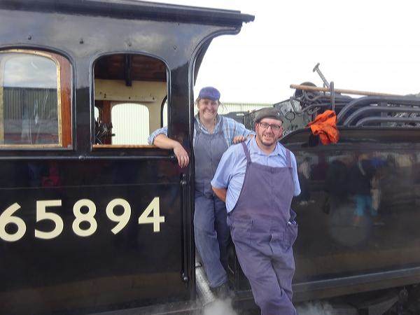 The day before I arrived at Leyburn another Wensleydale Railway Association member took this view of a different crew on duty