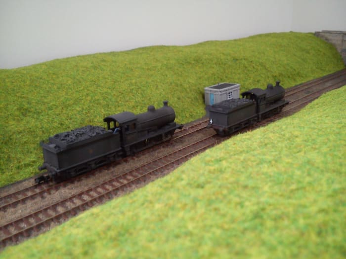 Roy Marshall, NELPG Company Secretary is also a keen modeller in 2mm/N Gauge. He sent me this image of two of his Union Mills Class J27 conversions to J26 (65747 and 65748 were allocated to West Hartlepool - 51C) .