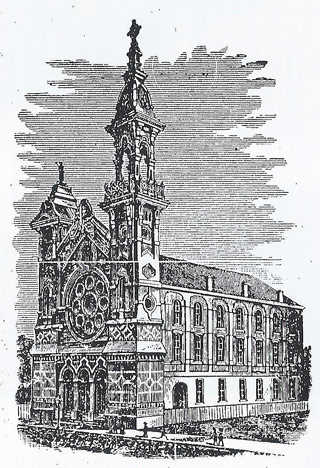 The First Baptist Church on Beale, ca. 1880s. The church would have looked this way in Ida B. Wells' era.