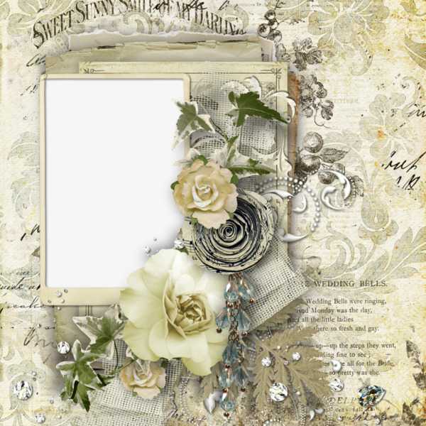 This is a typical digital scrapbook page. All you would have to do is drag and place your photo in the blank part of the page