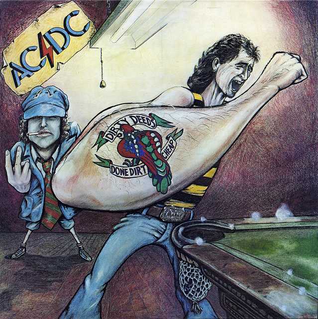 AC-DC "Dirty Deeds Done Dirt Cheap" Australia Albert Productions, APLP-020 12" Vinyl Record (1977) Australian Pressing