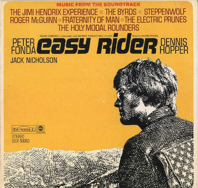 Easy Rider ABC Dunhill Records DSX 5083 12" Vinyl Record, Original Soundtrack Recording US Pressing (1969) Peter Fonda, Dennis Hopper, Jack Nicholson