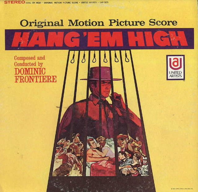 Clint Eastwood "Hang 'Em High" United Artists Records UAS 5179 12" Vinyl Record US Pressing (1968) Clint Eastwood