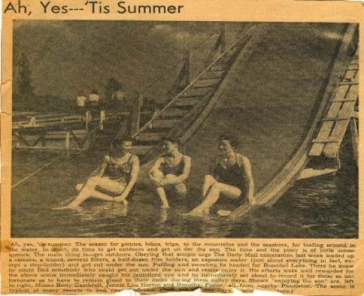 Newspaper clipping from The Daily Mail - date unknown - Thank you Martha Seawright for sharing this.