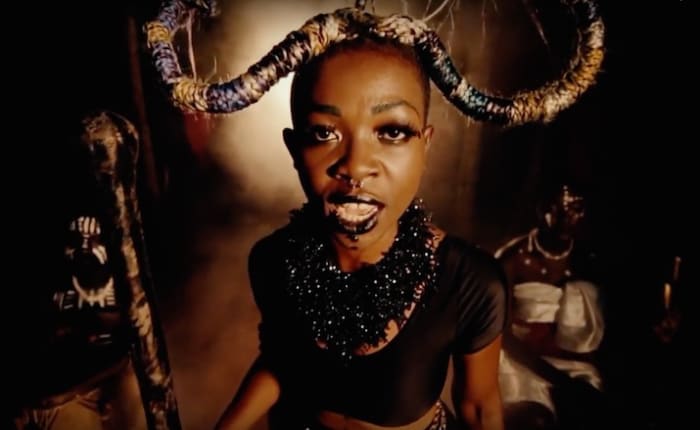 Is Ghana too influenced by Western religion? Budding Ghanaian singer Azizaa and Wanlov the Kubulor of the rap outfit FOKN Bois would argue that it most certainly is. They tackle this “religion issue” in their new song and video “Black Magic Woman,” a