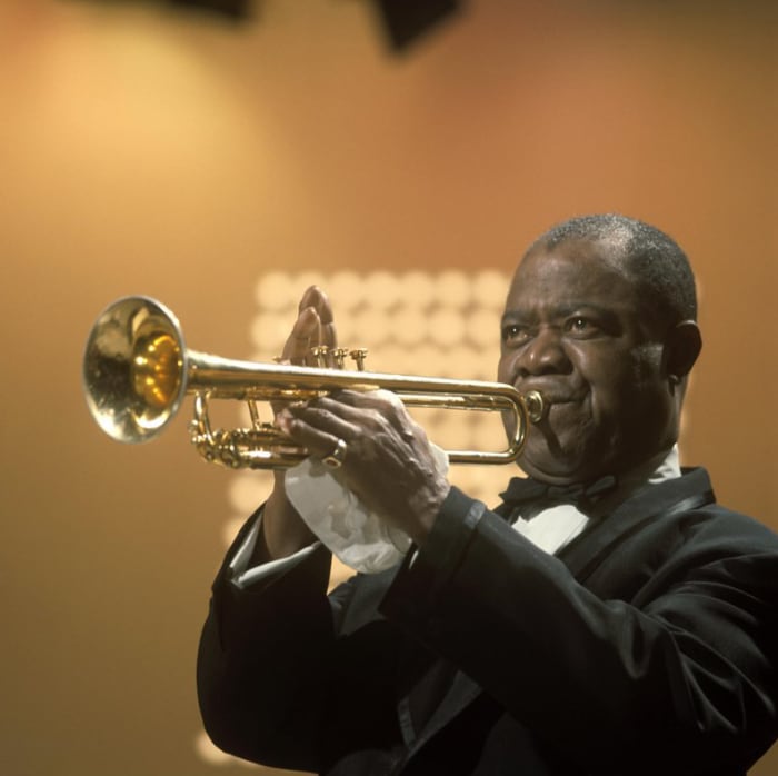 Louis "Satchmo" Armstrong. Jazz's best innovator. It was like his trumpet was an extension of his voice