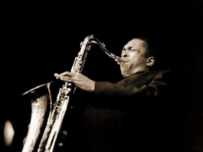 John Coltrane's anguished tone and multi-noted, rhythmically complex solos quickly elevated him to the front ranks of jazz. The incredible technical and harmonic content of his playing at that time led to a style described as "sheets of sound," that,
