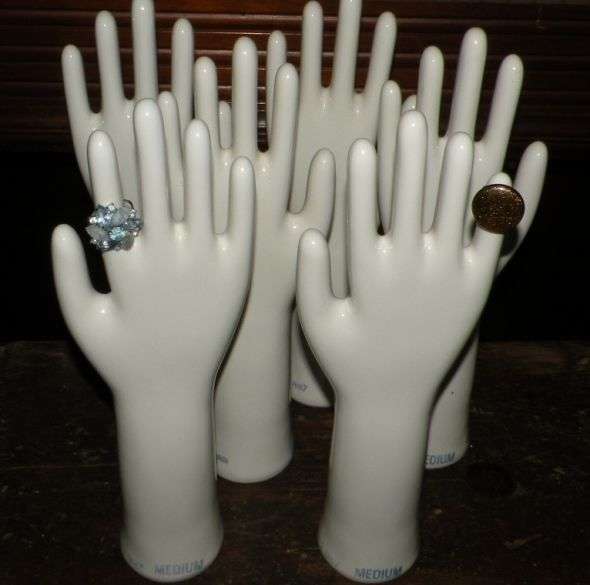 This is a small portion of glove molds made in Trenton, NJ back when General Porcelain was still in production.