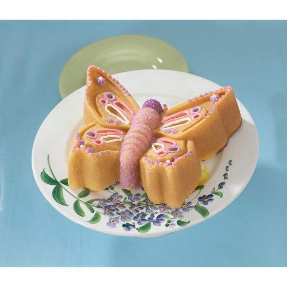 Butterfly shaped cake