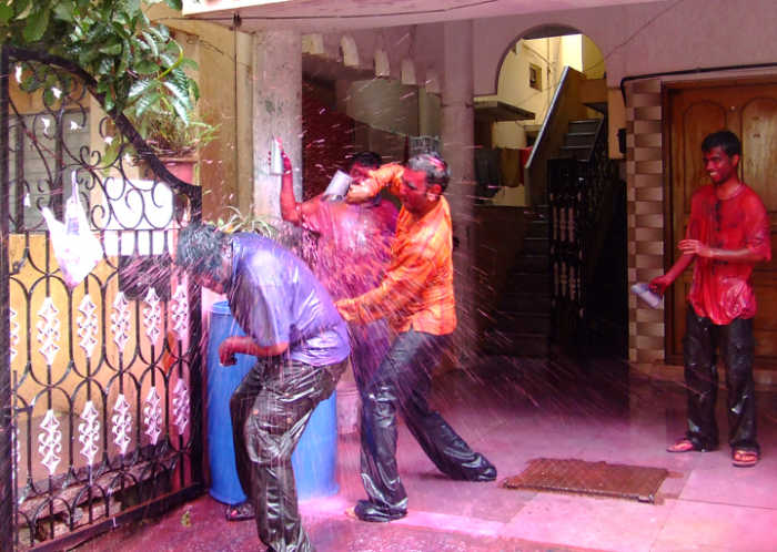 playing with colors is called dhulandi