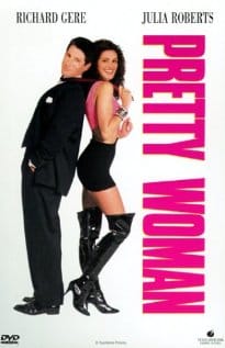 Pretty Woman is a Romantic Comedy featuring Richard Gere as Edward Lewis and Julia Roberts as Vivian Ward.