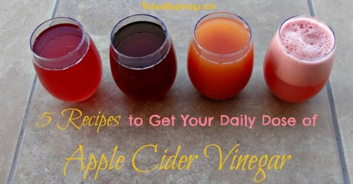 If you are determined to try this diet, here are some delicious drinks to make with apple cider vinegar.