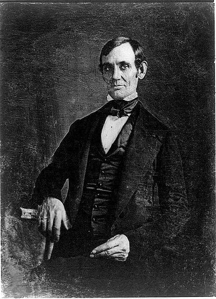 This photo portrait reveals a dangerous look about the future President.